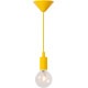 Suspension classique en PVC et silicone jaune Colors