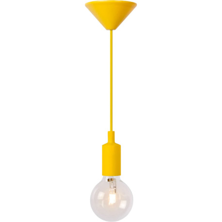 Suspension classique en PVC et silicone jaune Colors
