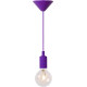 Suspension classique en PVC et silicone violet Colors