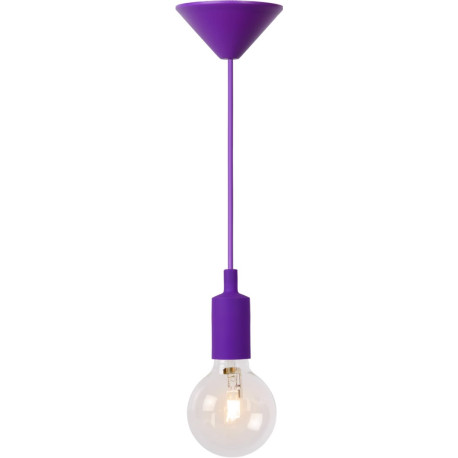 Suspension classique en PVC et silicone violet Colors