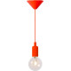 Suspension classique en PVC et silicone orange Colors