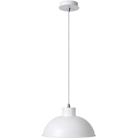Suspension classique en métal blanc Rondo