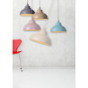 Suspension classique en métal crème mat Jewel