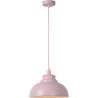 Suspension classique en métal rose pastel mat Jewel