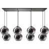 Suspension moderne pour salon 8xE27 Irisu