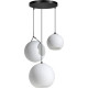 Suspension moderne 3xE27 pour salon Iruka