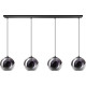 Suspension moderne 4xE27 pour salon Iruka