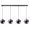 Suspension moderne 4xE27 pour salon Iruka