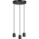 Suspension moderne 3xE27 pour salon Jin