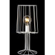 Lampe de table design en métal blanc hauteur 50 cm Marina