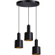 Suspension moderne 3xE27 pour salon Kai