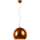 Suspension vintage en aluminium effet cuivre Dandy