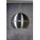 Suspension design en aluminium sphère chromée Ø 30 cm Terria