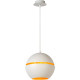 Suspension boule vintage en fer blanc Ø 25 cm Arnaud