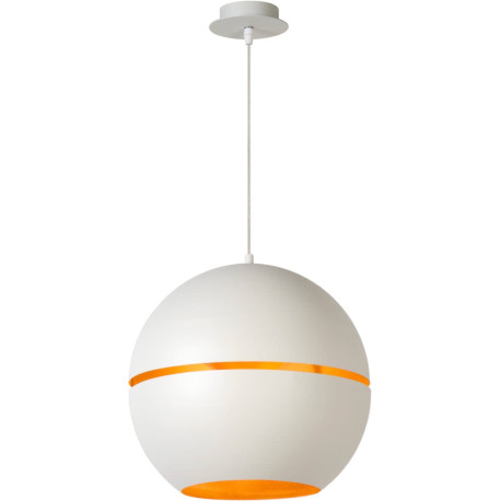 Suspension boule vintage en fer blanc Ø 35 cm Arnaud