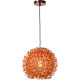 Suspension moderne boule cuivre Marguerite