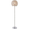 Lampadaire moderne boule argentée Marguerite