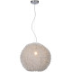 Suspension design boule en aluminium Leo