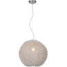 Suspension design boule en aluminium Leo