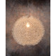 Suspension design boule en aluminium Leo