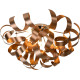 Plafonnier moderne led en aluminium cuivre Alta