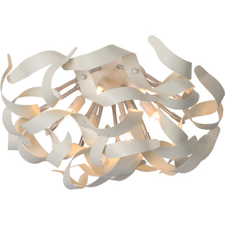 Plafonnier moderne en aluminium blanc Alta