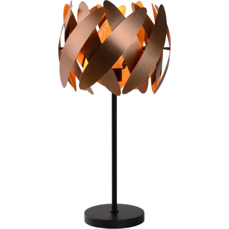 Lampe de table design cuivre satiné Paillossa