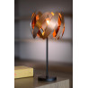 Lampe de table design cuivre satiné Paillossa