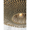 Plafonnier design 44 cm en bambou pour salon Bali