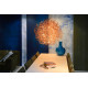 Suspension design led en aluminium cuivre Ø 80 cm Zoe