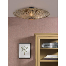 Plafonnier LED au néon doré au design minimaliste, luminaire décoratif de  plafond, design moderne, idéal pour