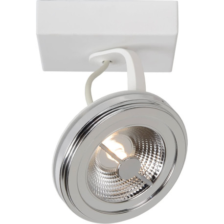 Spot design led en métal blanc 11 cm Onida