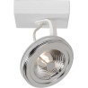 Spot design led en métal blanc 11 cm Onida