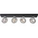 Spot design led en métal noir 66 cm Onida
