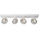 Spot design led en métal blanc 66 cm Onida