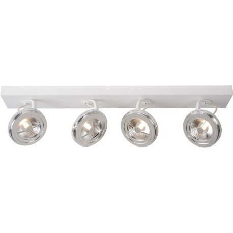 Spot design led en métal blanc 66 cm Onida