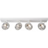 Spot design led en métal blanc 66 cm Onida
