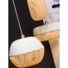 Suspension ronde design en bambou Mekong