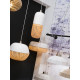 Suspension ronde design en bambou Mekong