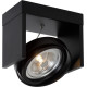 Spot design orientable led 1 spot en métal noir Milor