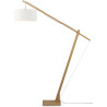 Lampadaire design en bambou 163 cm Montblanc