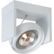 Spot design orientable led 1 spot en métal blanc Milor