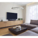 Suspension design pour salon 120 cm Lime