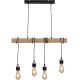 Suspension industrielle pour salon 150 cm Capucine