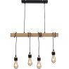 Suspension industrielle pour salon 150 cm Capucine