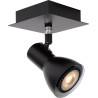 Spot industriel led en métal noir 1 spot Beluga