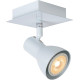 Spot industriel led en métal blanc 1 spot Beluga