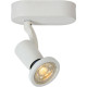 Spot led contemporain blanc 1 spot Calypso