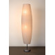 Lampadaire classique en papier de cotton blanc Evonie
