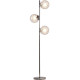 Lampadaire moderne pour salon 150 cm Acajou